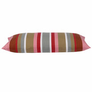 Corban Rose Pink Based Striped Cushion Cover Multicoloured Rectangle 35x70cm V416-437152R10