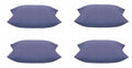 Pack of 4 Elements Indigo Blue Base Colour Square Cushion Covers V416-44403 E35PK4