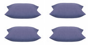 Pack of 4 Elements Indigo Blue Base Colour Square Cushion Covers V416-44403 E35PK4