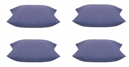 Pack of 4 Elements Indigo Blue Base Colour Square Cushion Covers V416-44403 E35PK4
