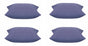 Pack of 4 Elements Indigo Blue Base Colour Square Cushion Covers V416-44403 E35PK4