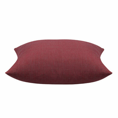 Pack of 4 Elements Deep Red Solid Base Colour Square Cushion Covers V416-44403I35PK4