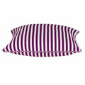 Dandi Fuchsia Plum Purple & White Striped Cushion Cover 40x40cm V416-444150F20
