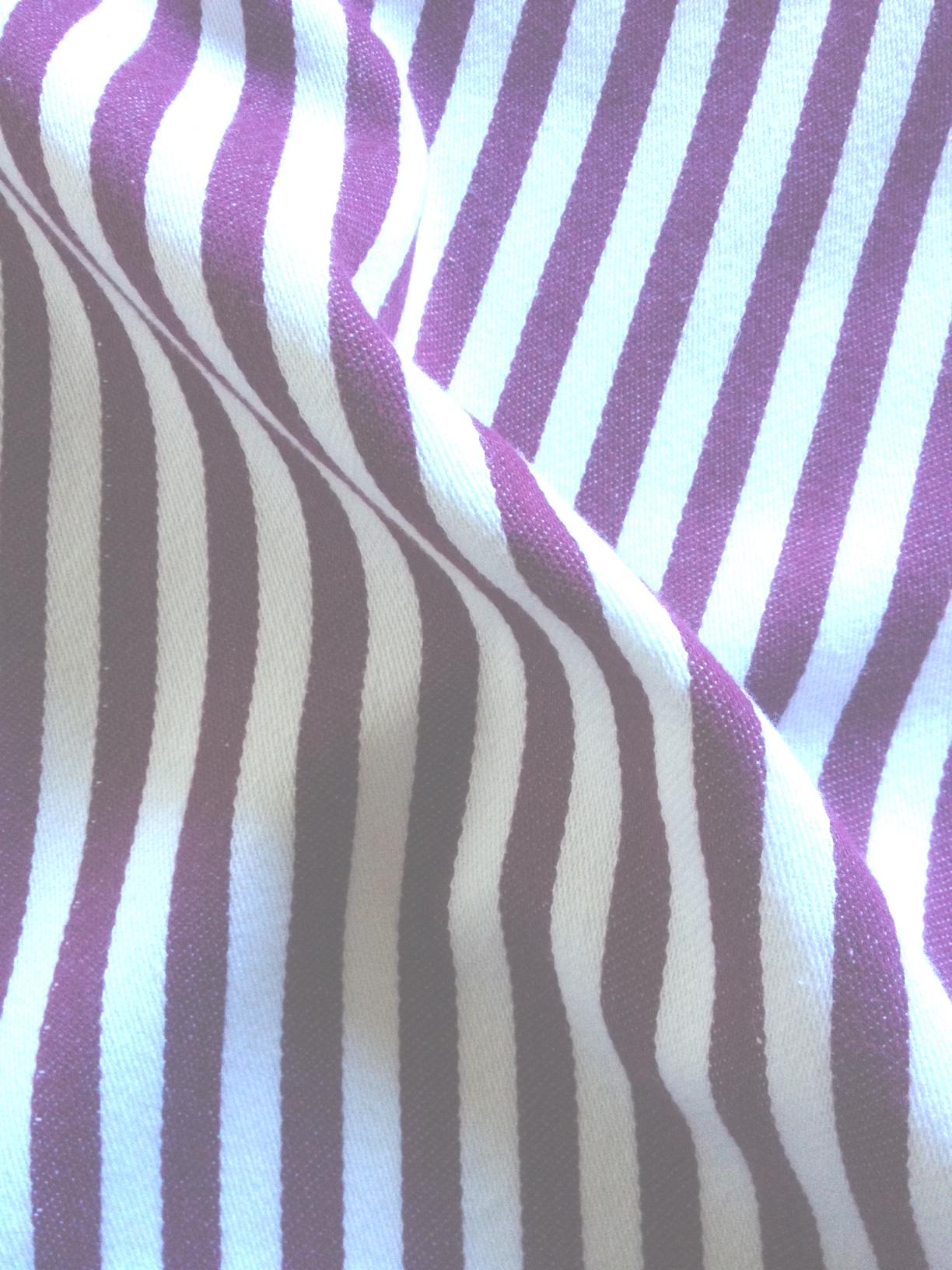 Dandi Fuchsia Plum Purple & White Striped Cushion Cover 40x40cm V416-444150F20