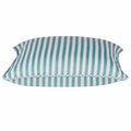 Dandi Pale Aqua Blue / Green & White Striped Cushion Cover 40x40cm V416-444150P10