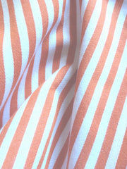 Dandi Orange & White Striped Nautical Cushion Cover 40x40cm V416-444150Y20