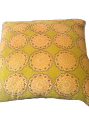 Duffy Mustard and Grey Cushion Cover V416-444168C20