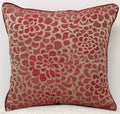 Flower Marone Petal Design Cushion Cover Maroon V416-444241M