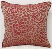Pack of 4 Flower Marone Petal Design Square Cushion Covers Maroon V416-444241MPK4