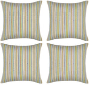 Pack of 4 Finn Yellow Multicoloured Retro Cushion Cover V416-444247PK4