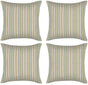 Pack of 4 Finn Yellow Multicoloured Retro Cushion Cover V416-444247PK4