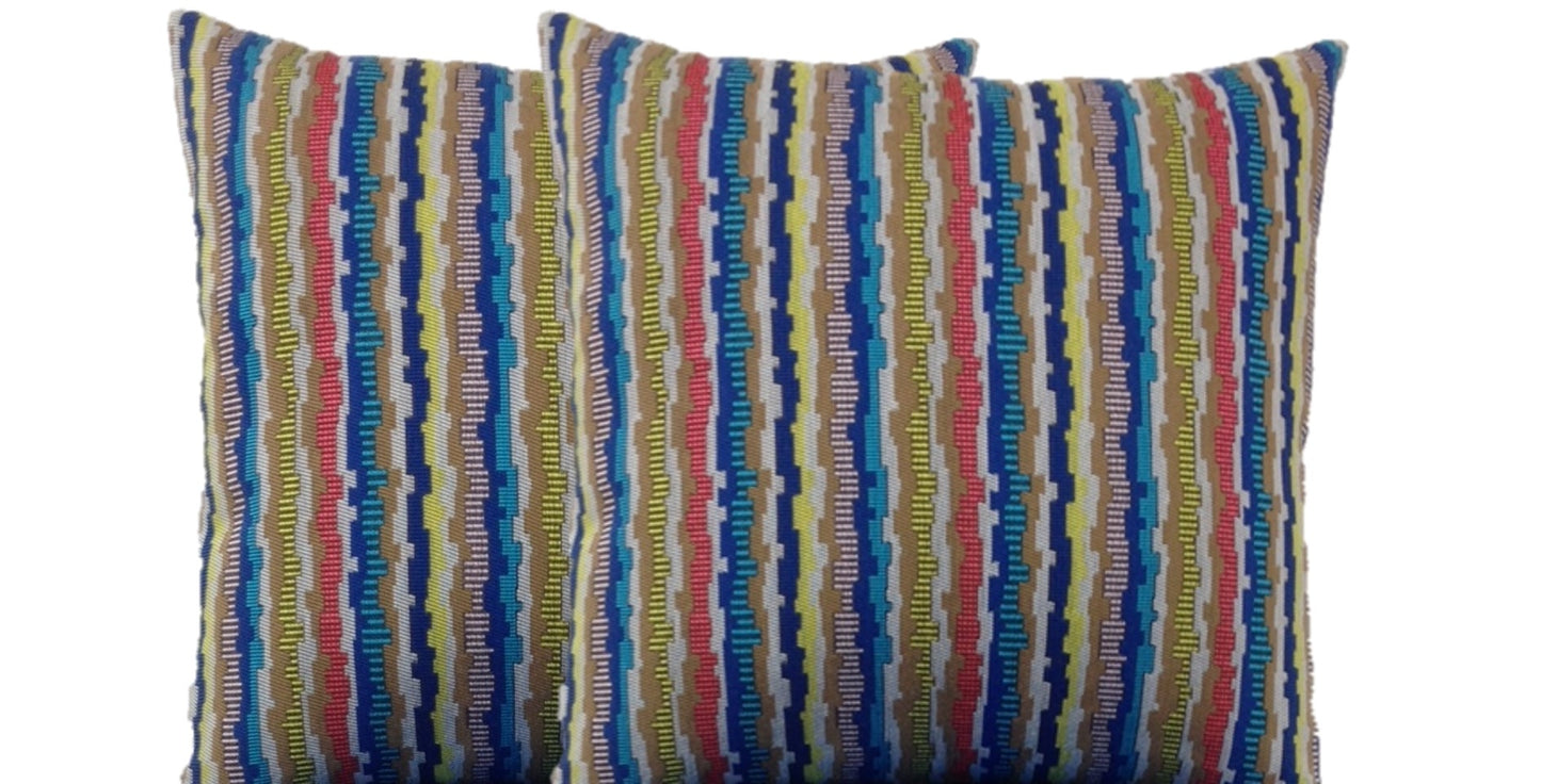 Pack of 2 Dries Multicoloured cushion covers Made In Europe V416-444289M00PK2