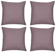 Pack of 4 Fern Rose Soft Pink & White Cushion Covers Made In Europe V416-44494R05PK4