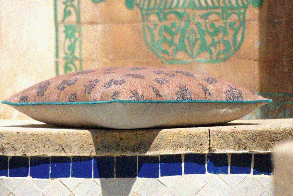 Aldo Petrol Moroccan Design Multicoloured Cushion Cover V416-445141P40
