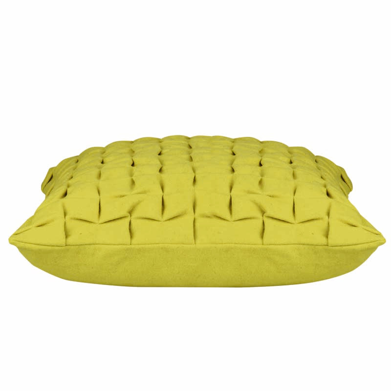 Flux Mustard Yellow 3D Textured Cushion Cover V416-445170C20