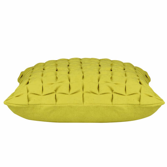 Pack of 4 Flux Mustard Yellow 3D Textured 45cm x 45cm Cushion Covers V416-445170C20PK4