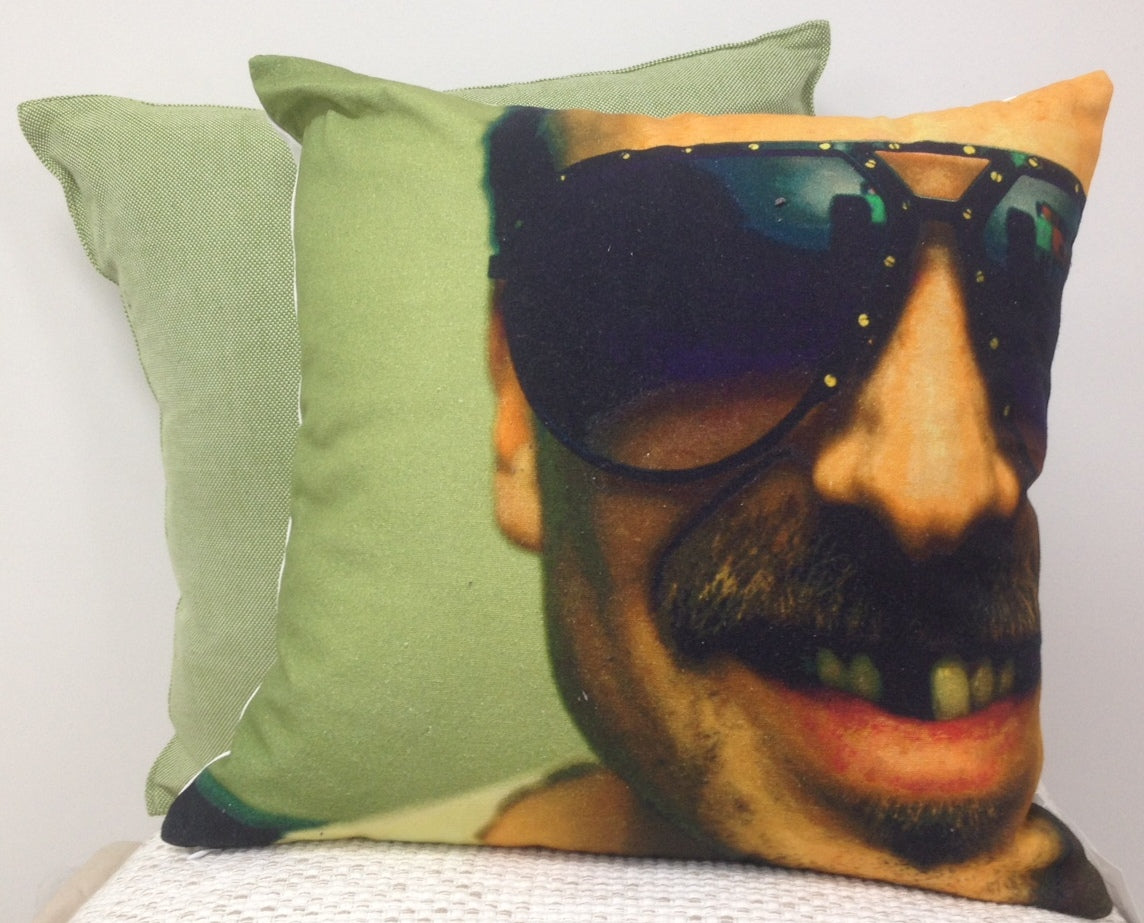 Blaze Toothless Dude Face with Sunglasses Cushion Cover V416-445178DE
