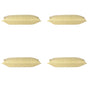 Pack of 4 Dandi Mustard Yellow & White Rectangle Cushion Covers V416-446150C20PK4