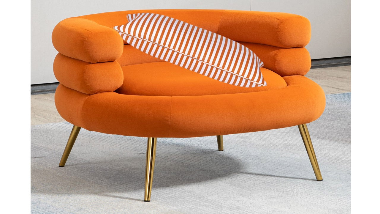 Dandi Orange & White Cushion Cover V416-446150Y20