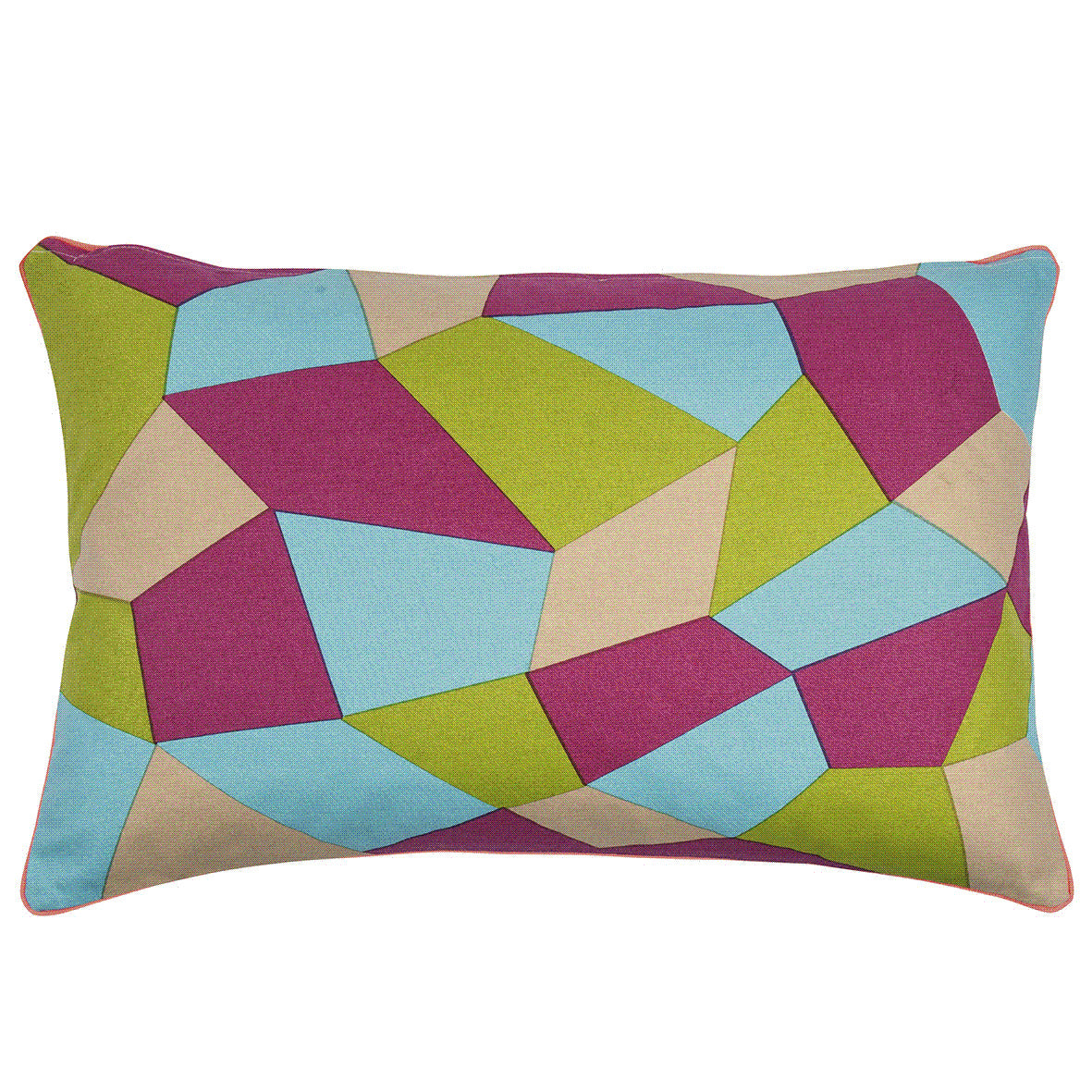 Geo Green 40x60cm Cushion Cover V416-446244GREEN