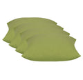 Pack of 4 Elements Green Square 50cm x 50cm Cushion Covers V416-45503D20PK4