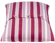 Coste Fuchsia 50x50cm Striped Cushion Cover V416-455134F10