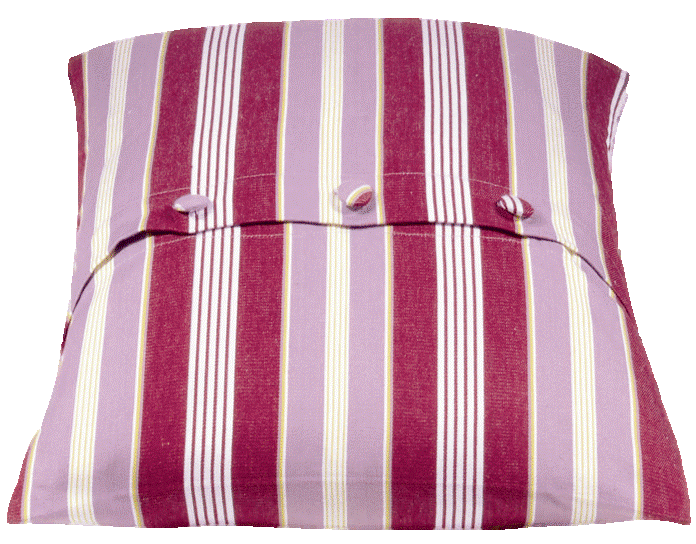Coste Fuchsia 50x50cm Striped Cushion Cover V416-455134F10