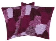Pack of 2 Giovanni Fuchsia Purple Cushion Cover Made In Europe V416-455288F10PK2