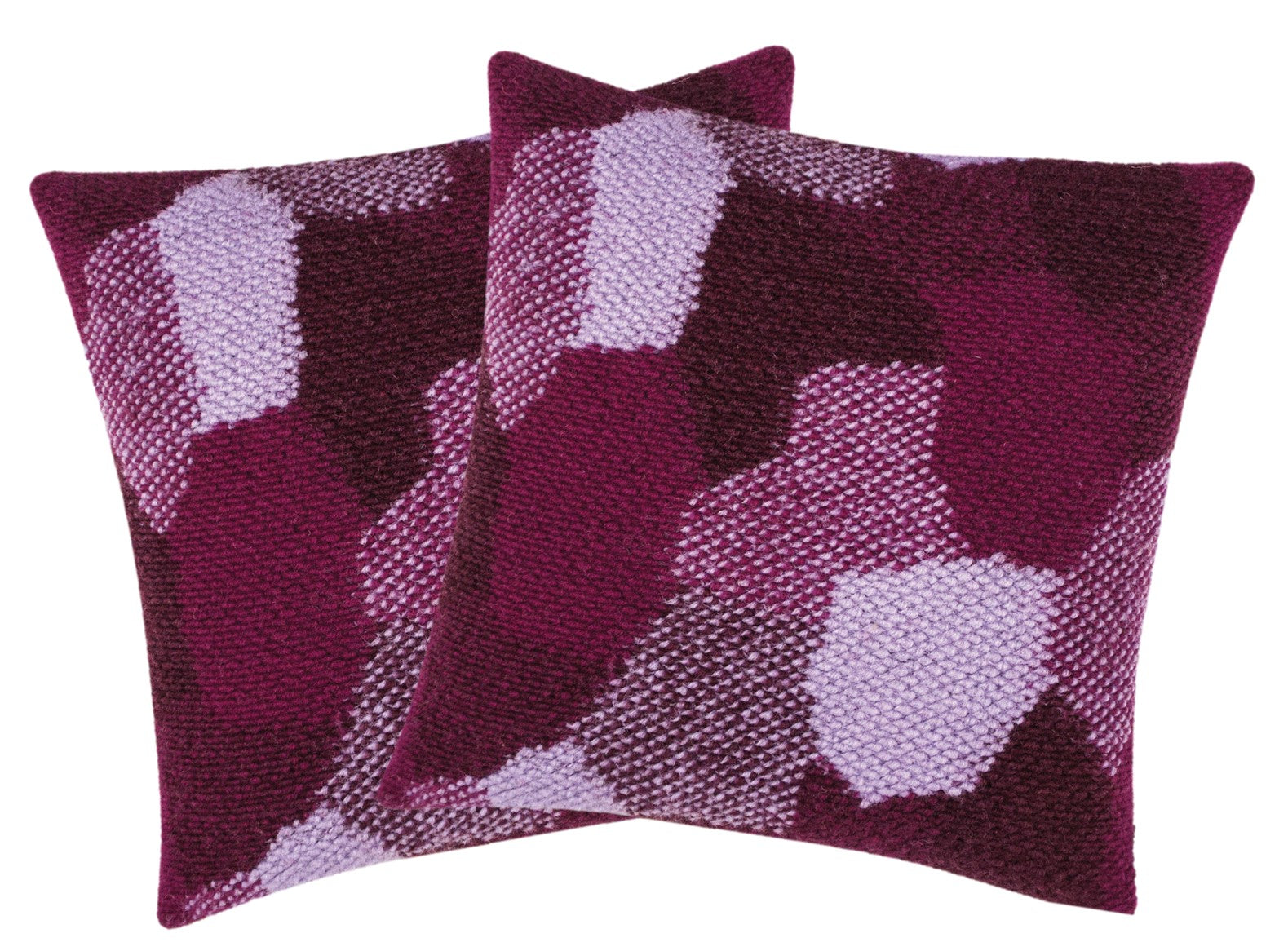 Pack of 2 Giovanni Fuchsia Purple Cushion Cover Made In Europe V416-455288F10PK2