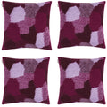 Pack of 4 Giovanni Fuchsia Purple Cushion Cover Made In Europe V416-455288F10PK4