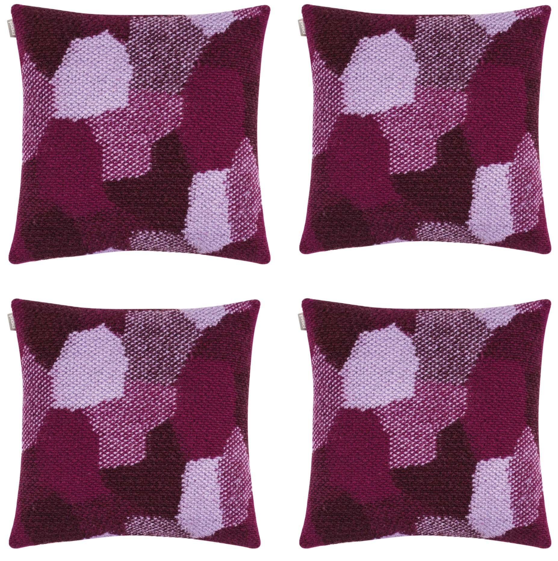 Pack of 4 Giovanni Fuchsia Purple Cushion Cover Made In Europe V416-455288F10PK4