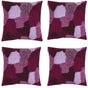Pack of 4 Giovanni Fuchsia Purple Cushion Cover Made In Europe V416-455288F10PK4