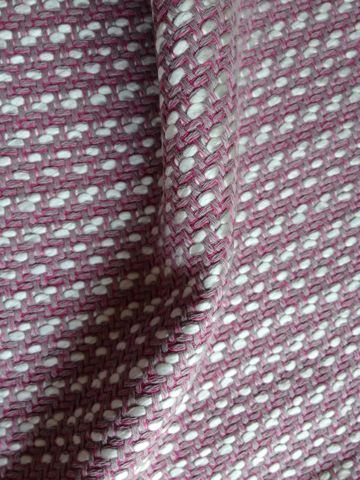 Fern Rose Soft Pink & White 50x50cm Cushion Cover. Made In Europe. V416-45594R05