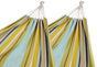 Pack of 2 Corban Aqua Hammocks Multicoloured Stripes 220x140cm V416-612152P10PK2
