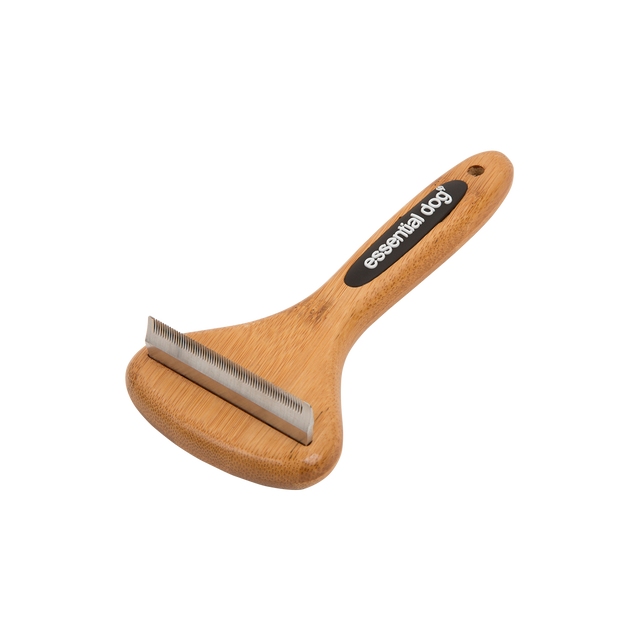 Natural Bamboo Deshedding Tool: Cats & Dogs V422-DST-M