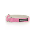 Natural Hemp & Cotton Dog Collar (Pretty Pink) EXTRA SMALL V422-HC-P-XS