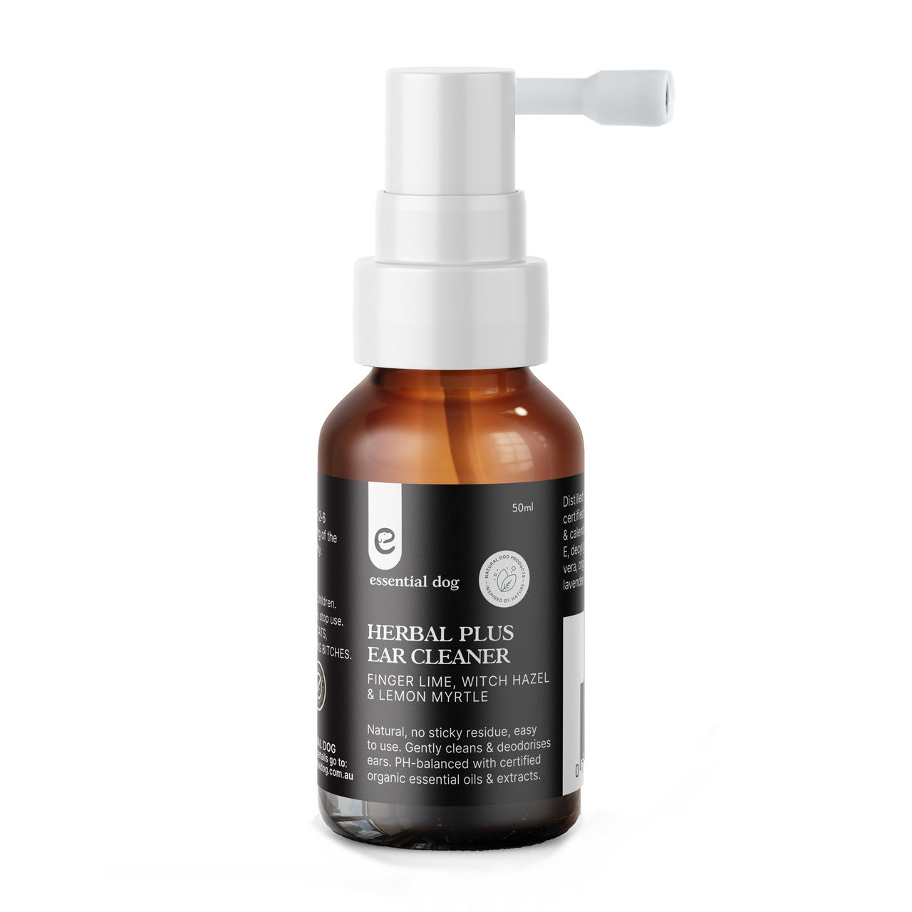 Herbal Plus Dog Ear Cleaner (Witch Hazel, Aloe & Lemon Myrtle) V422-HEC50