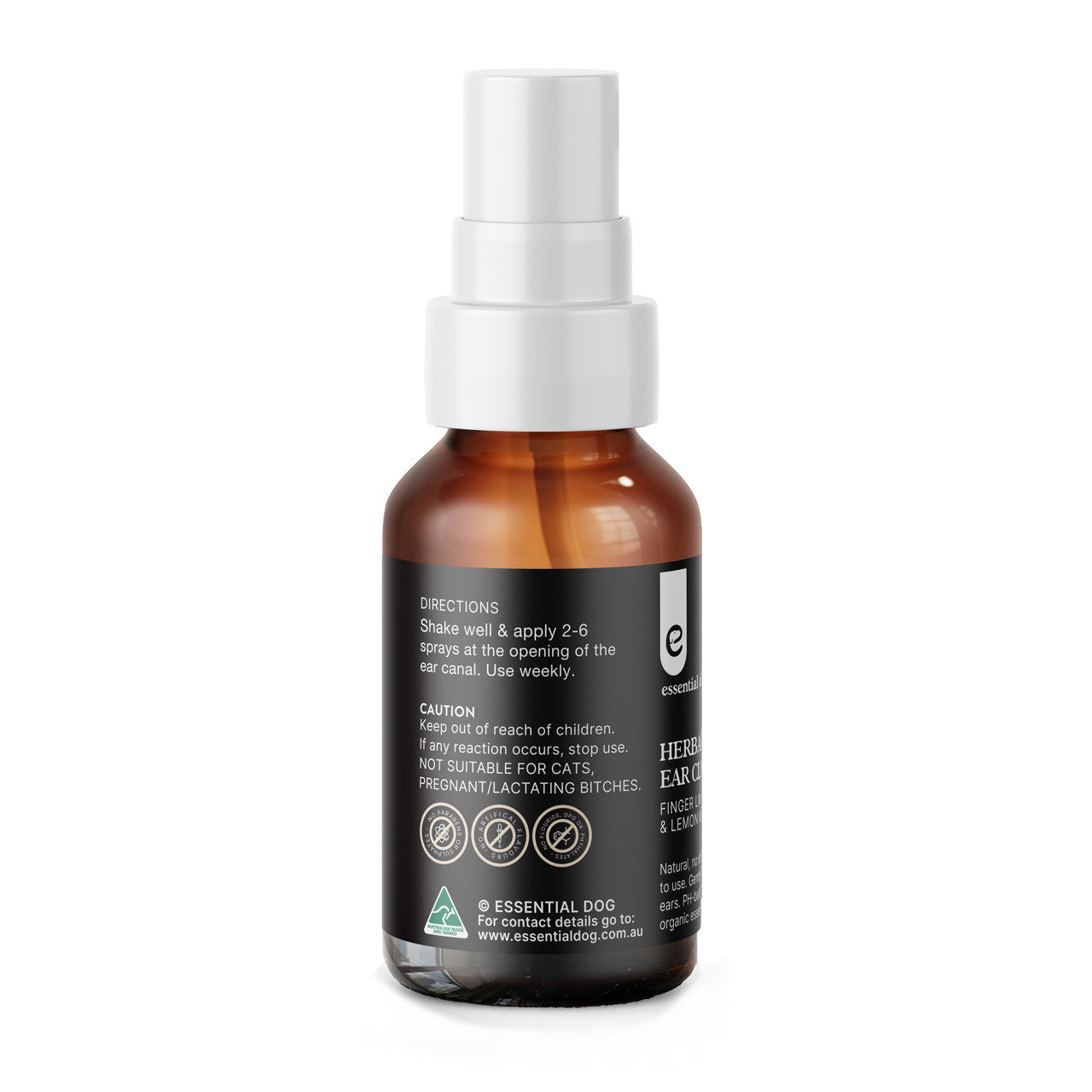 Herbal Plus Dog Ear Cleaner (Witch Hazel, Aloe & Lemon Myrtle) V422-HEC50