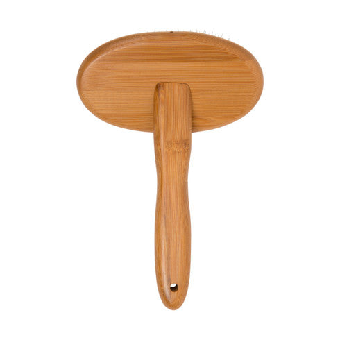 Natural Bamboo Slicker Brush: Cats & Dogs V422-SB-M