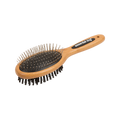 Natural Bamboo Two Sided Brush: Cats & Dogs V422-TSB-M