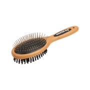 Natural Bamboo Two Sided Brush: Cats & Dogs V422-TSB-M