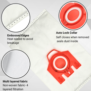5 x Miele Vacuum Cleaner Bags, FJM Type V424-BG-FJM