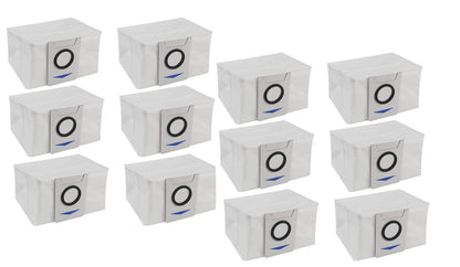 12 X Auto Empty Station Dust Bags For Ecovacs Deebot X1 Omni Series Robots V424-DE-BAGX1X12