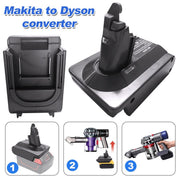 Makita 18V To Dyson V6, DC58 & DC59 Battery Converter / Adapter V424-DY-CONVV6M
