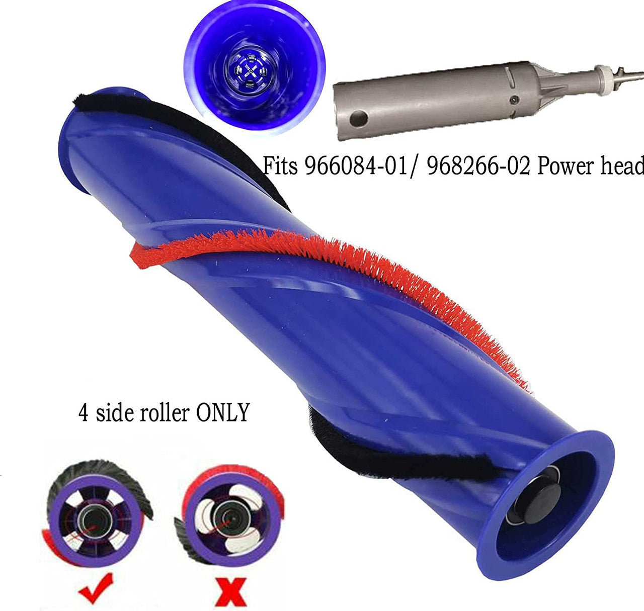 Roller brush for Dyson V6 Absolute, Motorhead, Animal Origin & Animal Extra V424-DY-RBV6