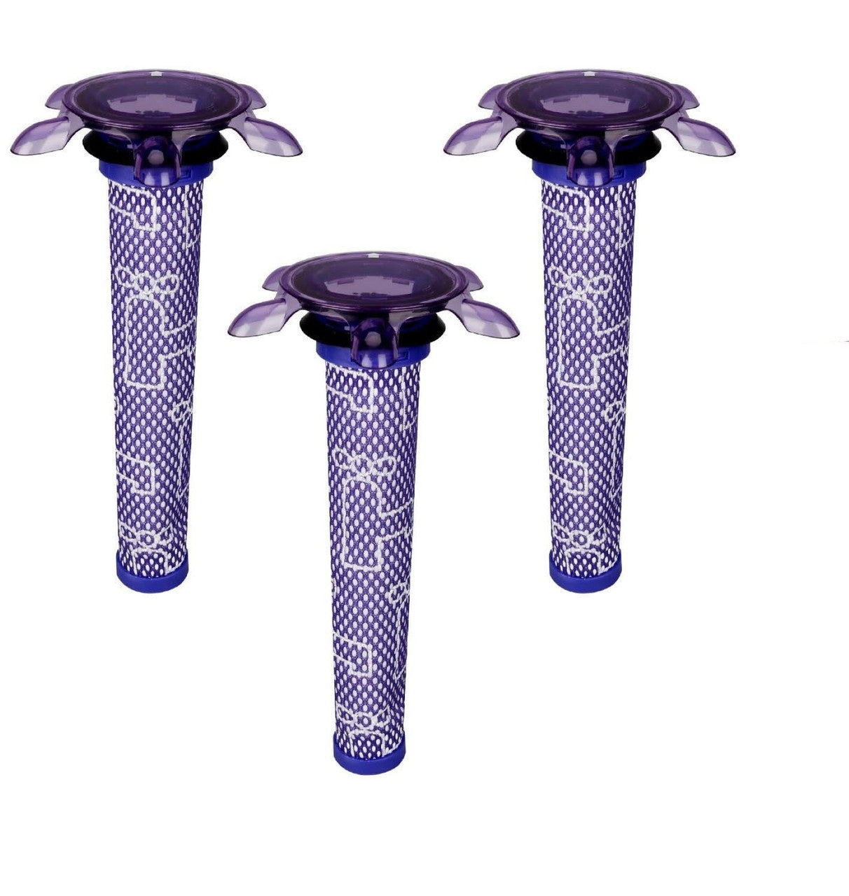 Hygieia 3 X Star Pre-Filters For Dyson V7 & V8 Vacuum Cleaners V424-DY-SF-3