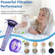 Hygieia Filter Kit for Dyson V7 Advanced SV37 & V8 With Star Pre-Filter SV25 V424-DY-SFK