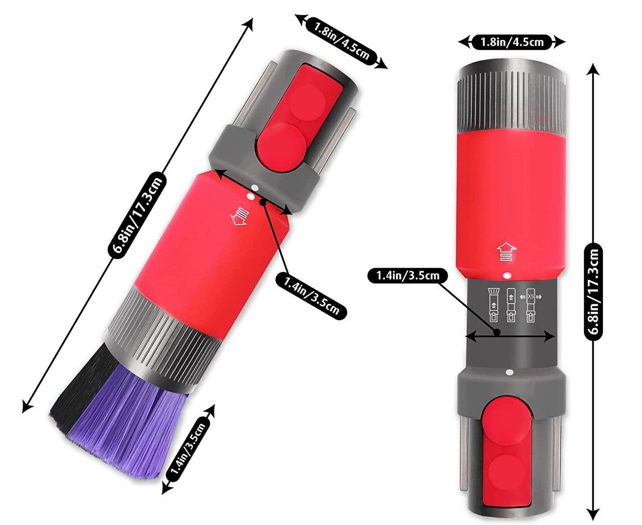 Scratch-Free, Self cleaning Dusting Brush for Dyson V7, V8, V10, V11, V12 & V15 V424-DY-SOFTBRUSH
