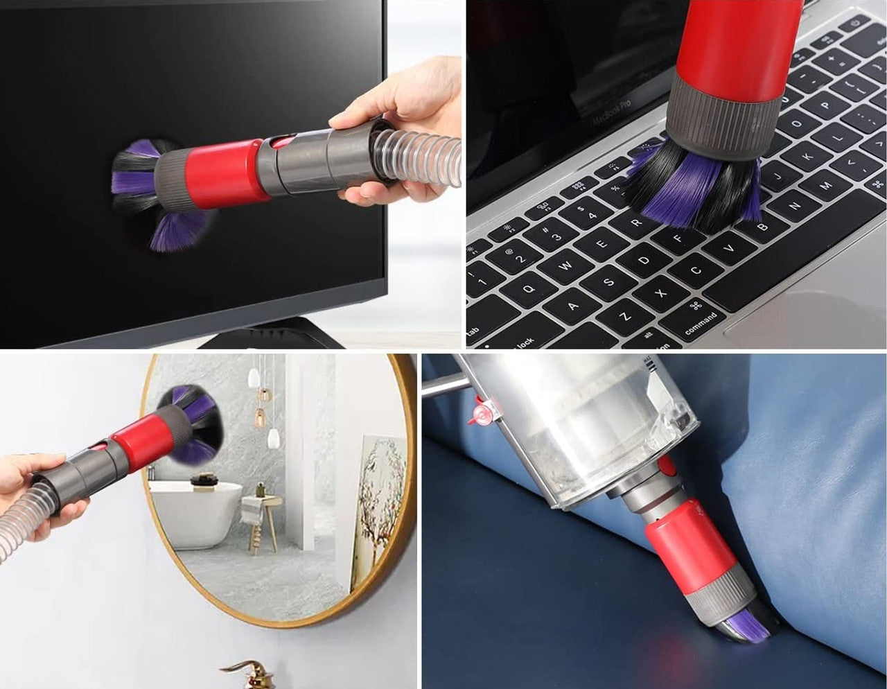 Scratch-Free, Self cleaning Dusting Brush for Dyson V7, V8, V10, V11, V12 & V15 V424-DY-SOFTBRUSH