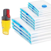 9 Pk Space Saver Vacuum Sealer Storage Bag Kit with Dyson Adaptor V424-DY-SPACE